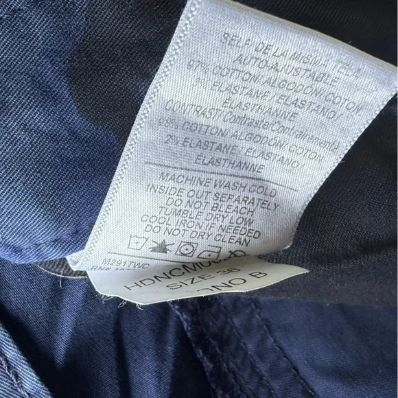 Hudson Jeans Navy Camouflage Cargo Pants - Picture 9 of 14